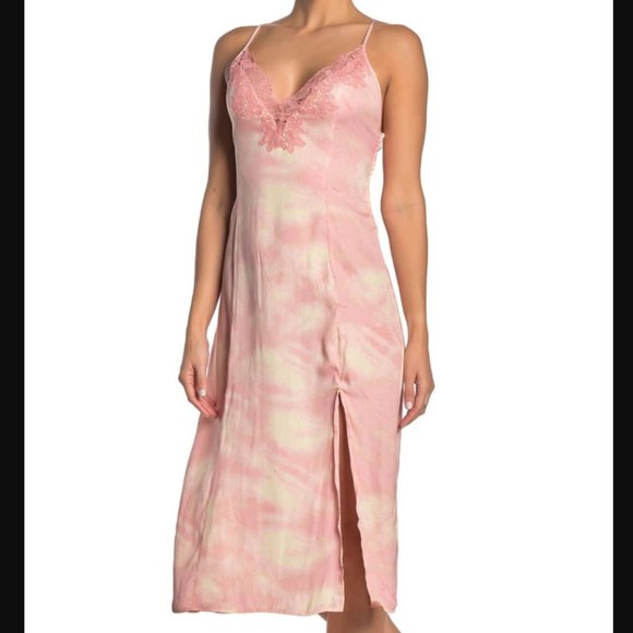 Free People Chasing Shadows Slip Tie Dye Dye M - Picture 1 of 10